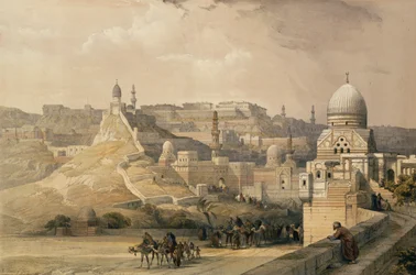 De citadel van Caïro, residentie van Mehmet Ali, uit Egypte en Nubië, Vol.3, 1838